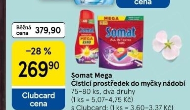 Prostředky do myčky Somat
