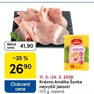 Šunka Amálka nejvyšší jakosti Krásno