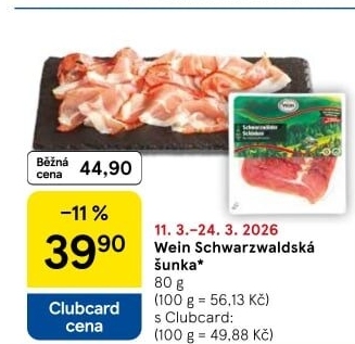 Šunka schwarzwaldská Wein