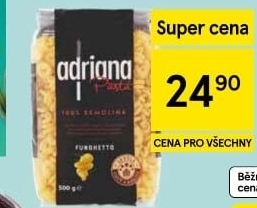 Těstoviny Adriana