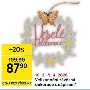Velikonoční závěsné dekorace