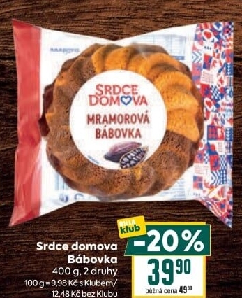 Bábovka Srdce Domova