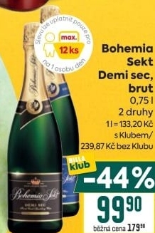 Bohemia Sekt Demi Sec
