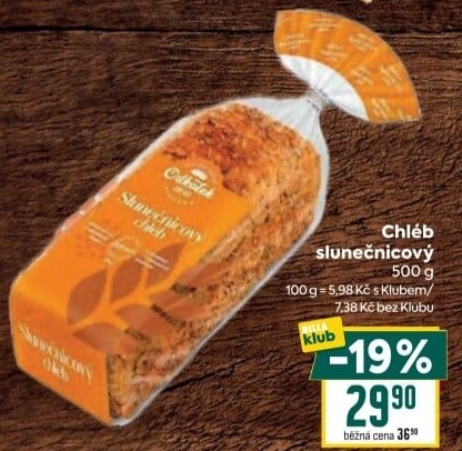 Chléb slunečnicový Odkolek