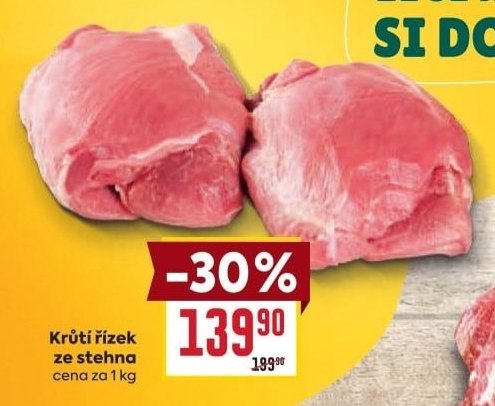 Krůtí stehenní řízky
