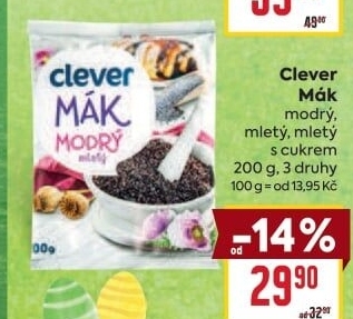 Mák modrý Clever