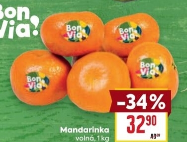 Mandarinky Billa Bonvia