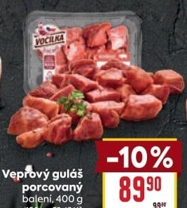 Maso na guláš vepřové Vocílka