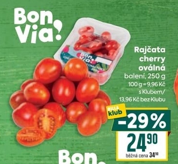 Rajčata cherry Billa Bonvia