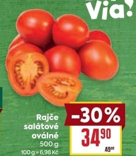 Rajčata oválná Billa Bonvia