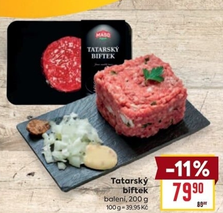 Tatarský biftek Maso Příbram