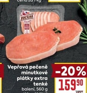 Vepřová pečeně bez kosti Vocílka