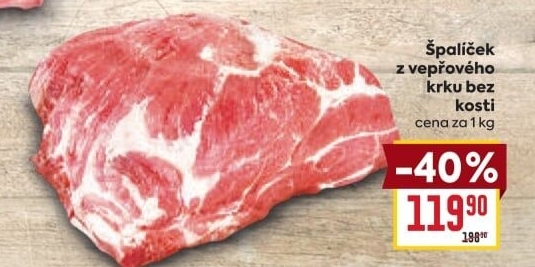 Vepřový krk bez kosti