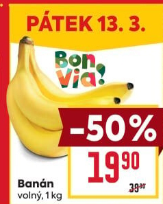 Banány Billa Bonvia