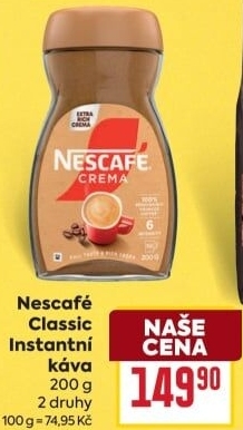 Instantní káva Nescafé Classic