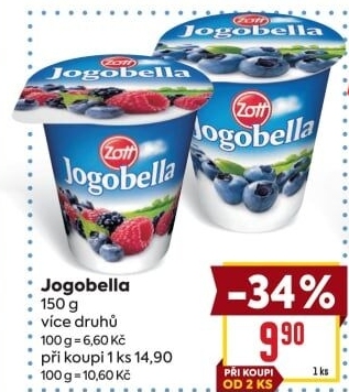 Jogurt Jogobella Zott