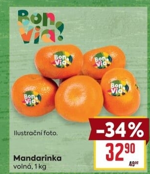 Mandarinky Billa Bonvia