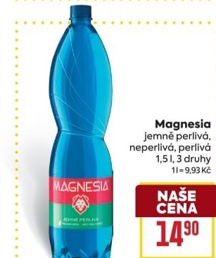 Přírodní voda Magnesia