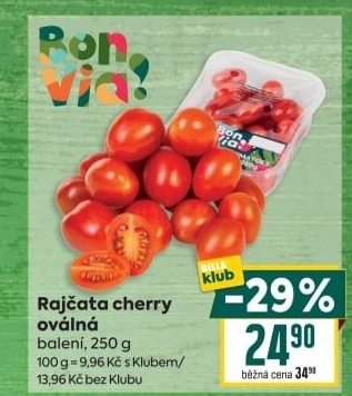 Rajčata cherry Billa Bonvia
