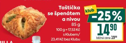 Taštička se slanou náplní