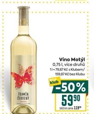 Vína Motýl Víno Mikulov
