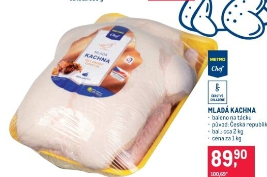 Kachna mladá Metro Chef