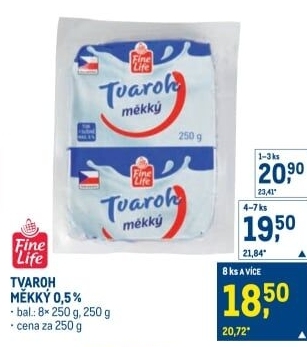 Tvaroh měkký Fine Life