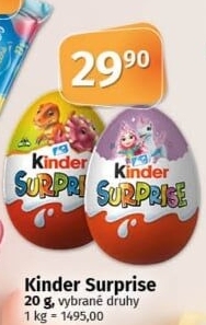 Čokoládové vajíčko s překvapením Kinder Surprise