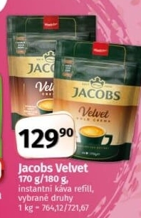 Instantní káva Jacobs Velvet