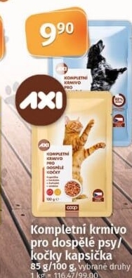 Kapsičky pro kočky Axi