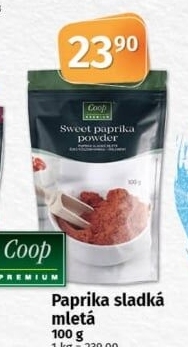 Koření Paprika sladká Coop Premium