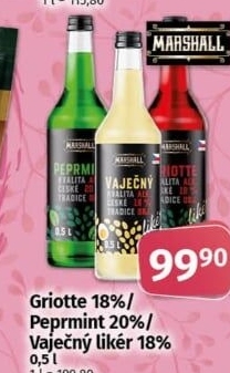 Likér Peprmint Marshall