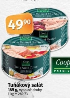 Salát tuňákový Coop Premium