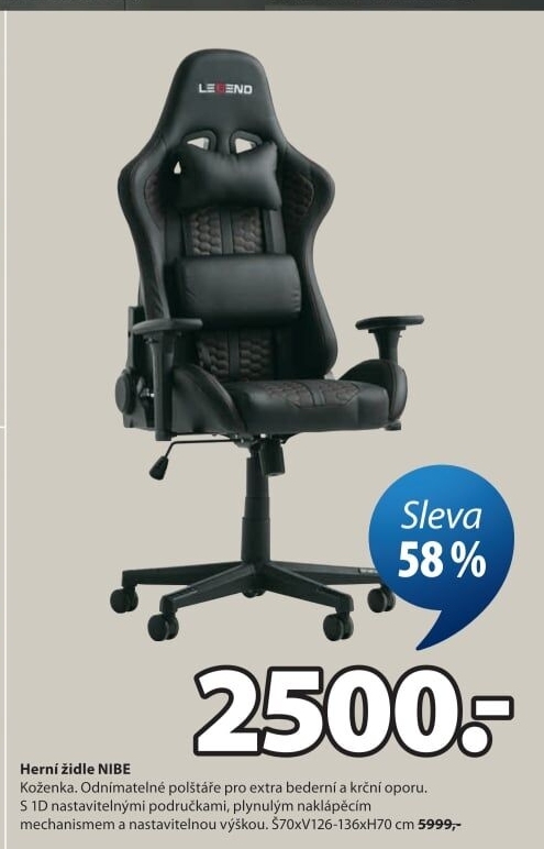 Herní židle Nibe