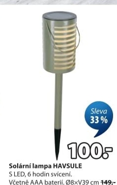 Solární lampa