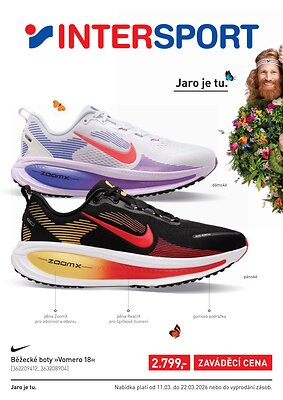 akční leták Intersport 11.3.2026-22.3.2026