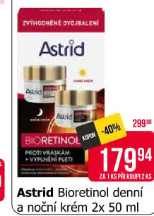 Balení krém proti vráskám denní a noční Bioretinol Astrid