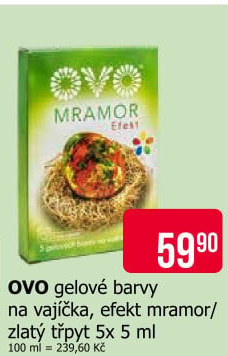 Gelová barva na vajíčka s efektem OVO