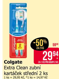 Kartáček na zuby Extra Clean Colgate