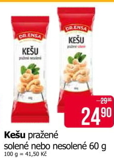 Kešu pražené Dr.Ensa
