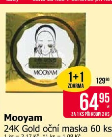 Maska pod oči Mooyam