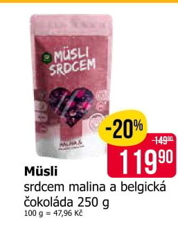Müsli srdcem Topnatur