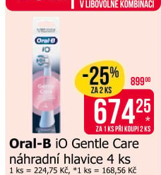 Náhradní hlavice Oral-B iO Gentle Care