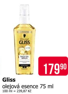 Olejová esence Gliss Schwarzkopf