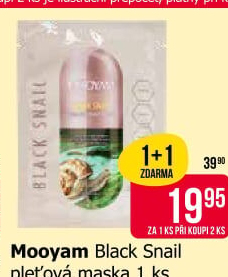 Pleťová maska Mooyam