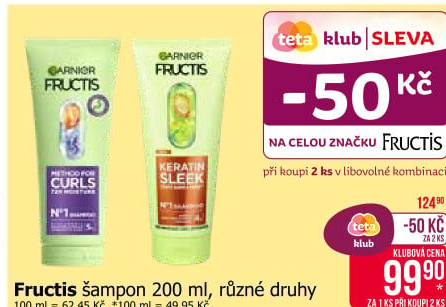 Šampon Fructis Garnier