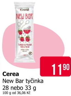 Tyčinka cereální New Bar Cerea