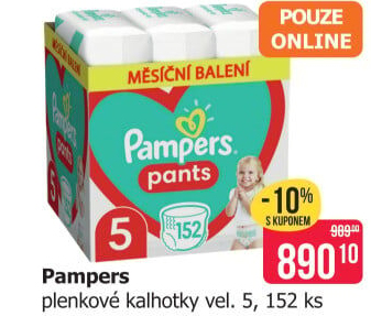 Pleny dětské Pampers Pants