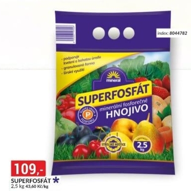 Hnojivo Superfosfát Mineral Forestina