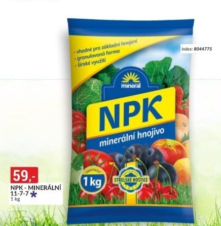 Minerální granulované hnojivo NPK Mineral Forestina
